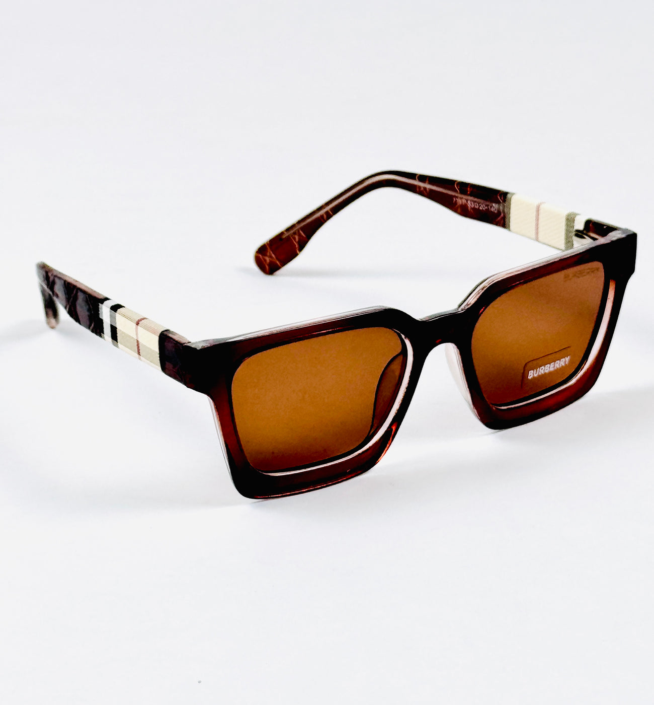 Burberry - 7717 – 53 – Brown – Acetate – Sunglasses – Unisex