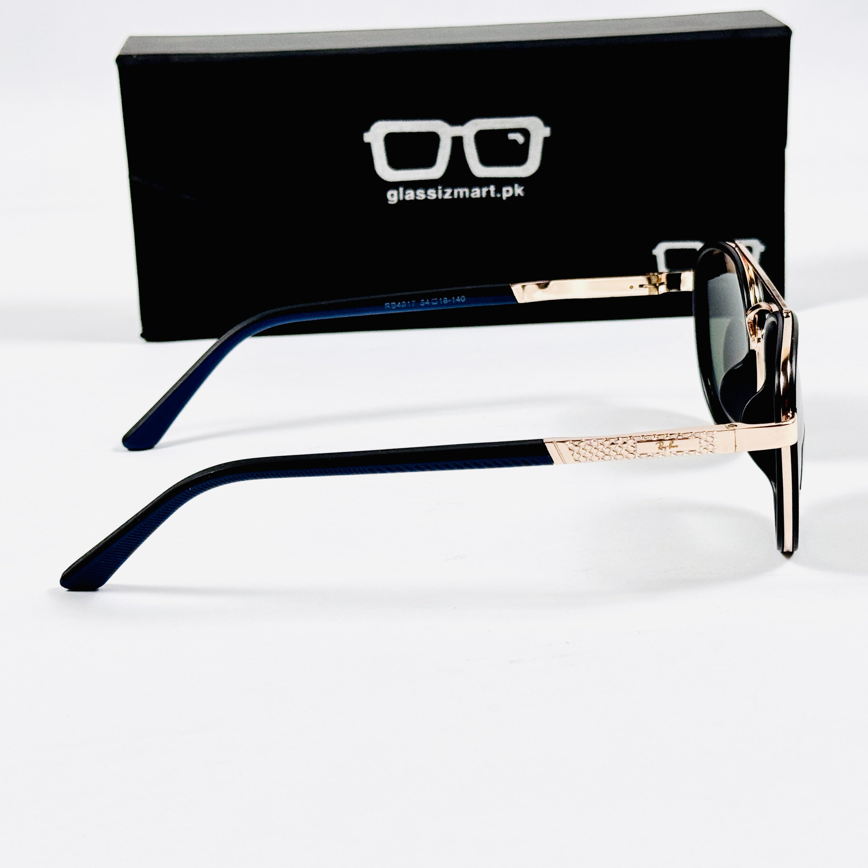 Rayban – 4917 – 54 – Golden Green – Metal – Sunglasses – Unisex