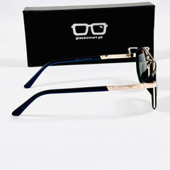 Rayban – 4917 – 54 – Golden Green – Metal – Sunglasses – Unisex