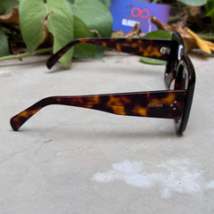 Celine – 40263 - 56 – Tortoise Black – Acetate - Sunglasses – Ladies - Premium