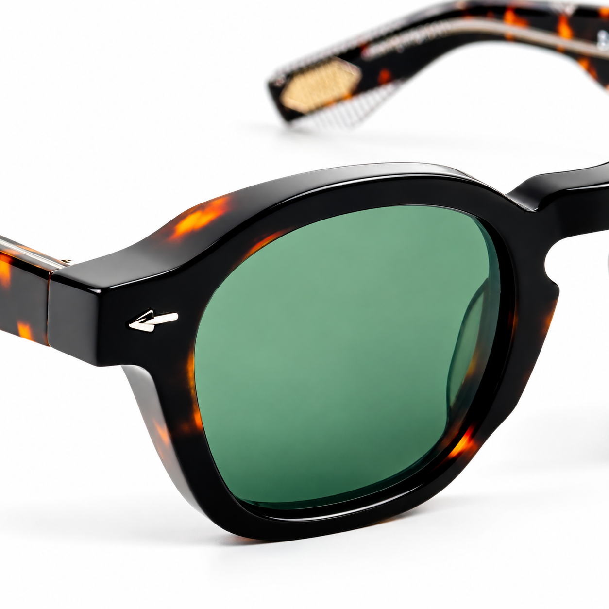 Jacques Marie Mage – ZEPHIRIN – 44 – Tortoise Green – Acetate – Sunglasses – Unisex - Premium