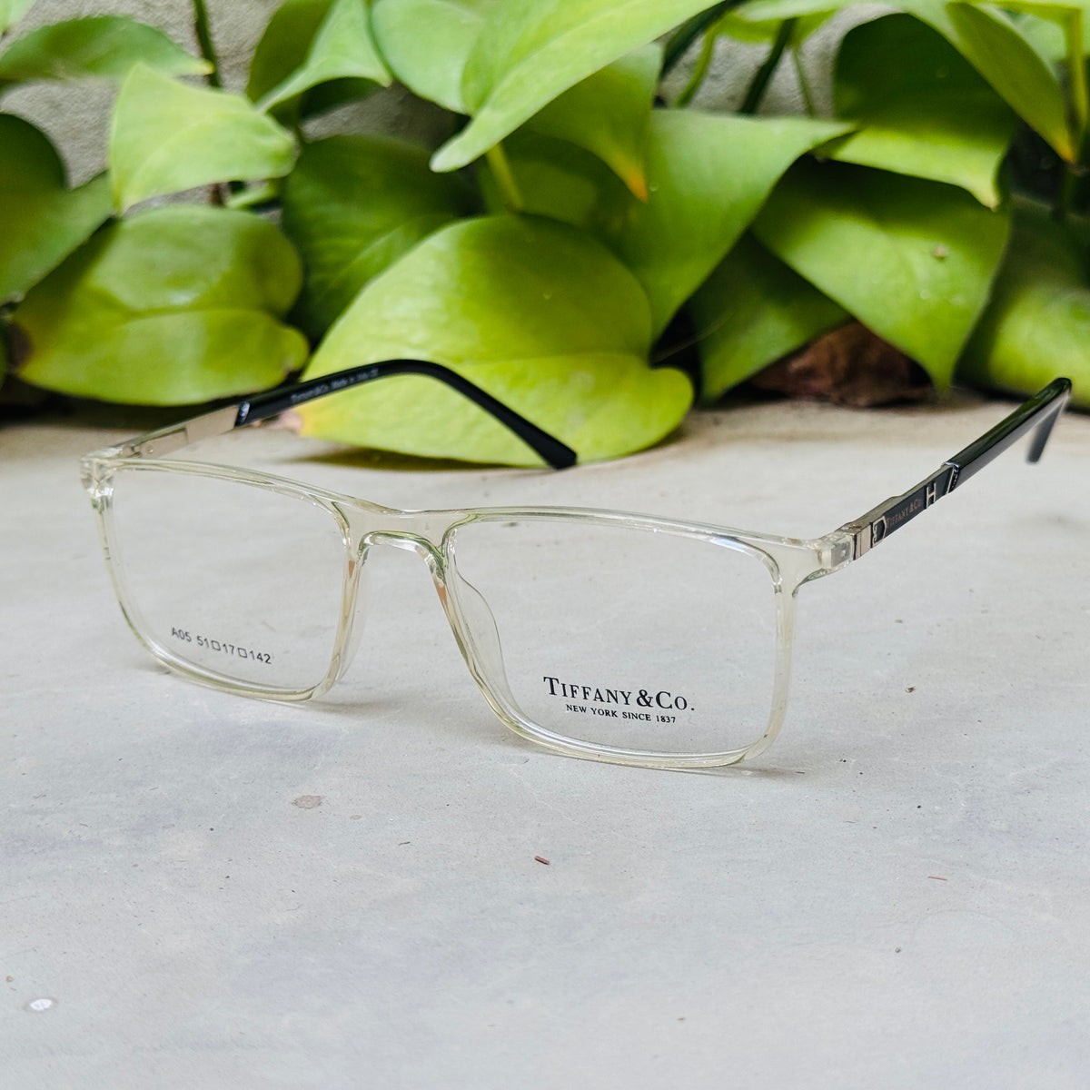 Tiffany & Co – A05 – 51 – Black Transparent –  Acetate - Optics – Unisex