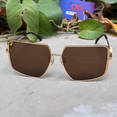Fendi  – 4014 - 59 – Golden Brown – Metal - Sunglasses – Ladies - Premium