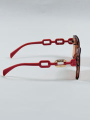 Gucci’s - 6067 – 63 – Pink – Acetate – Sunglasses – Ladies