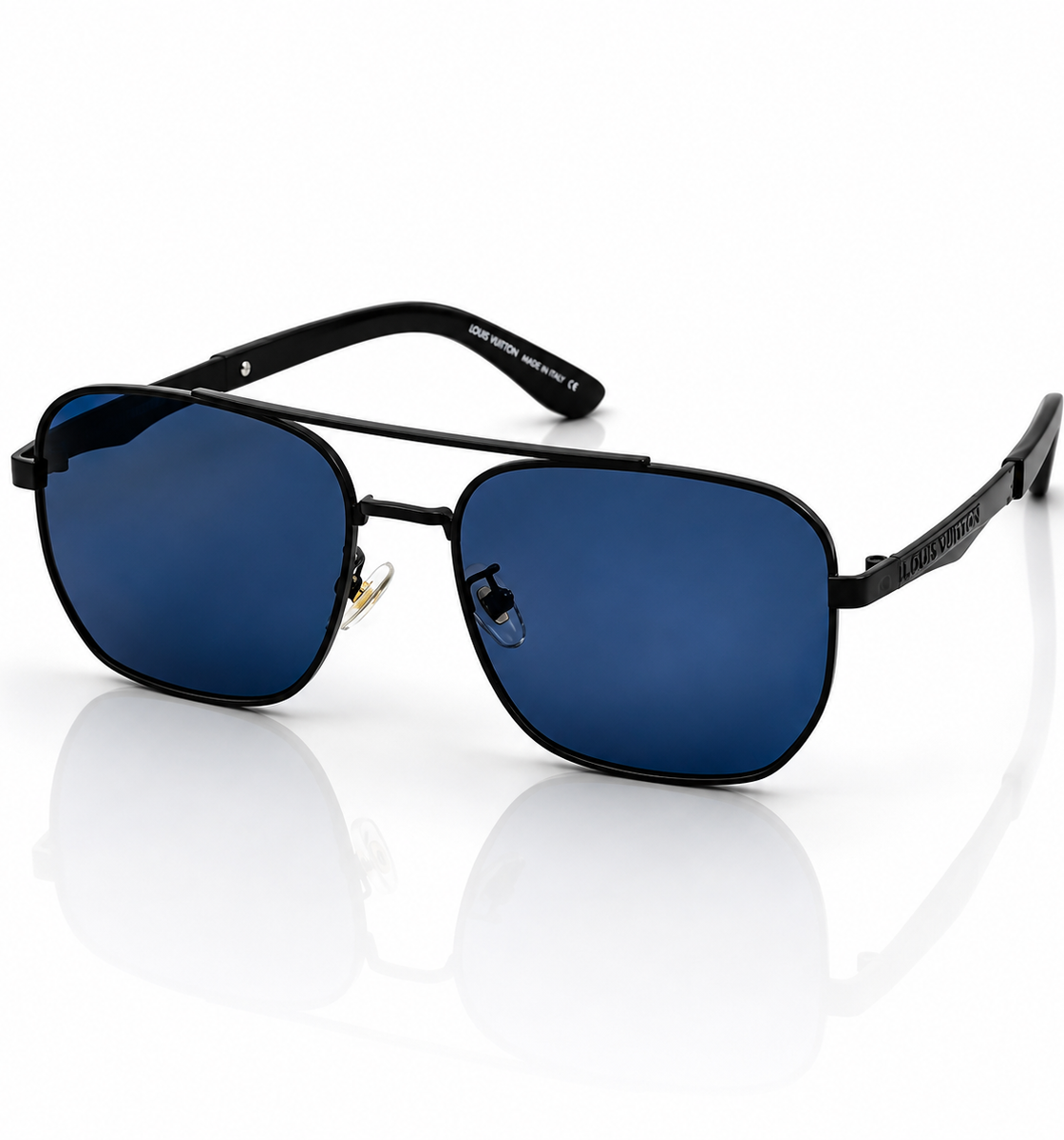 Louis Vuitton – 22289 – 56 – Black – Metal – Sunglasses – Unisex