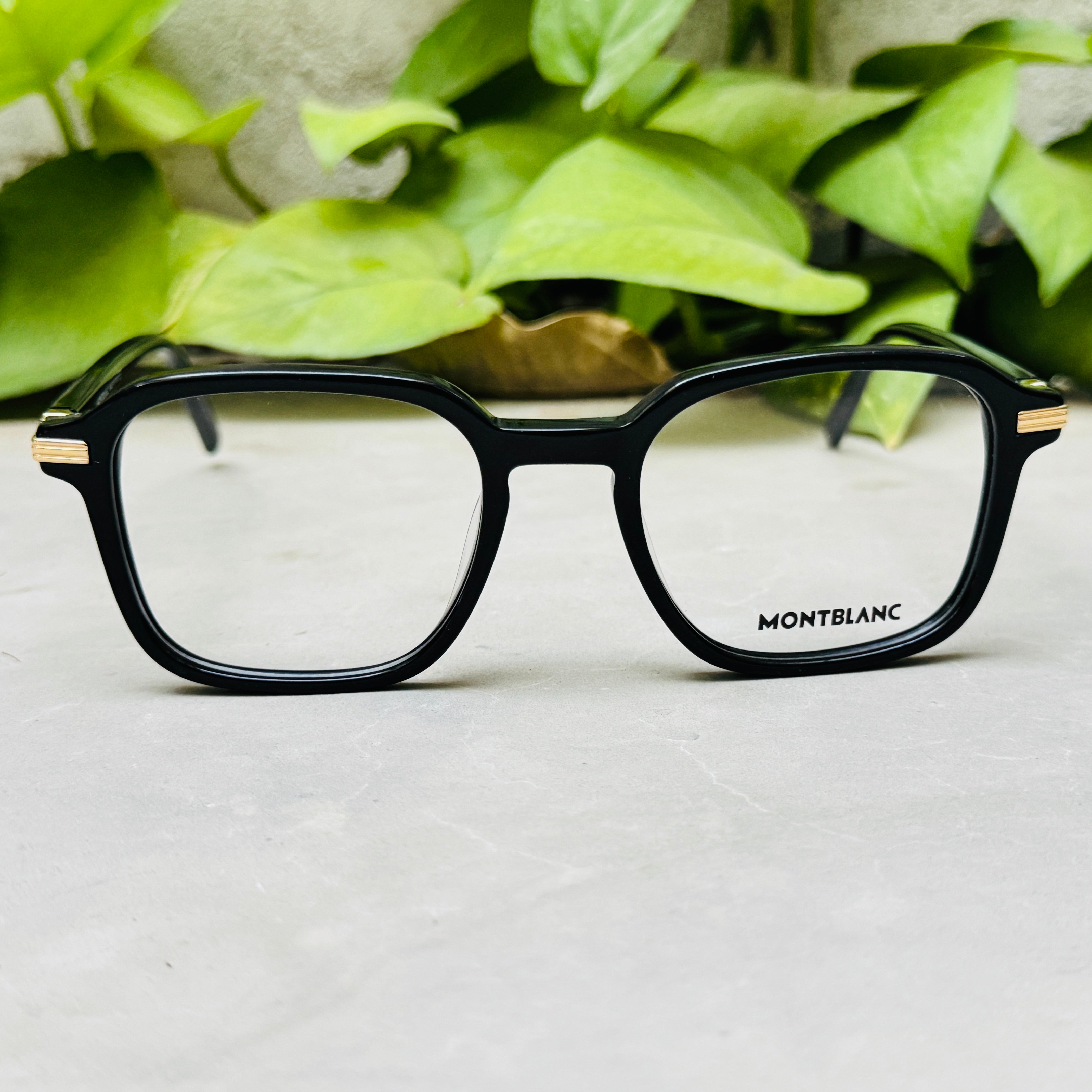 Mont Blanc – 0391 – 52 – Black –  Acetate - Optics – Unisex - Premium