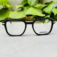 Mont Blanc – 0391 – 52 – Black –  Acetate - Optics – Unisex - Premium
