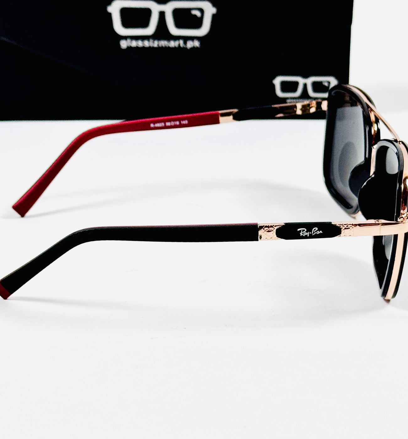 Rayban – 4923 – 56 – Golden Black – Metal - Sunglasses – Unisex
