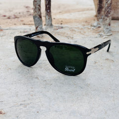 Persol – 3119 – 53 – Black Green–  Acetate- Sunglasses – Unisex - Premium