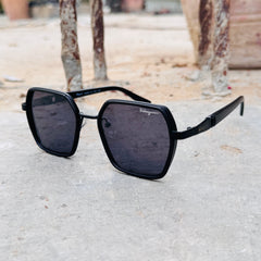 Ferragamo – 366 – 55 – Black – Metal – Sunglasses – Unisex