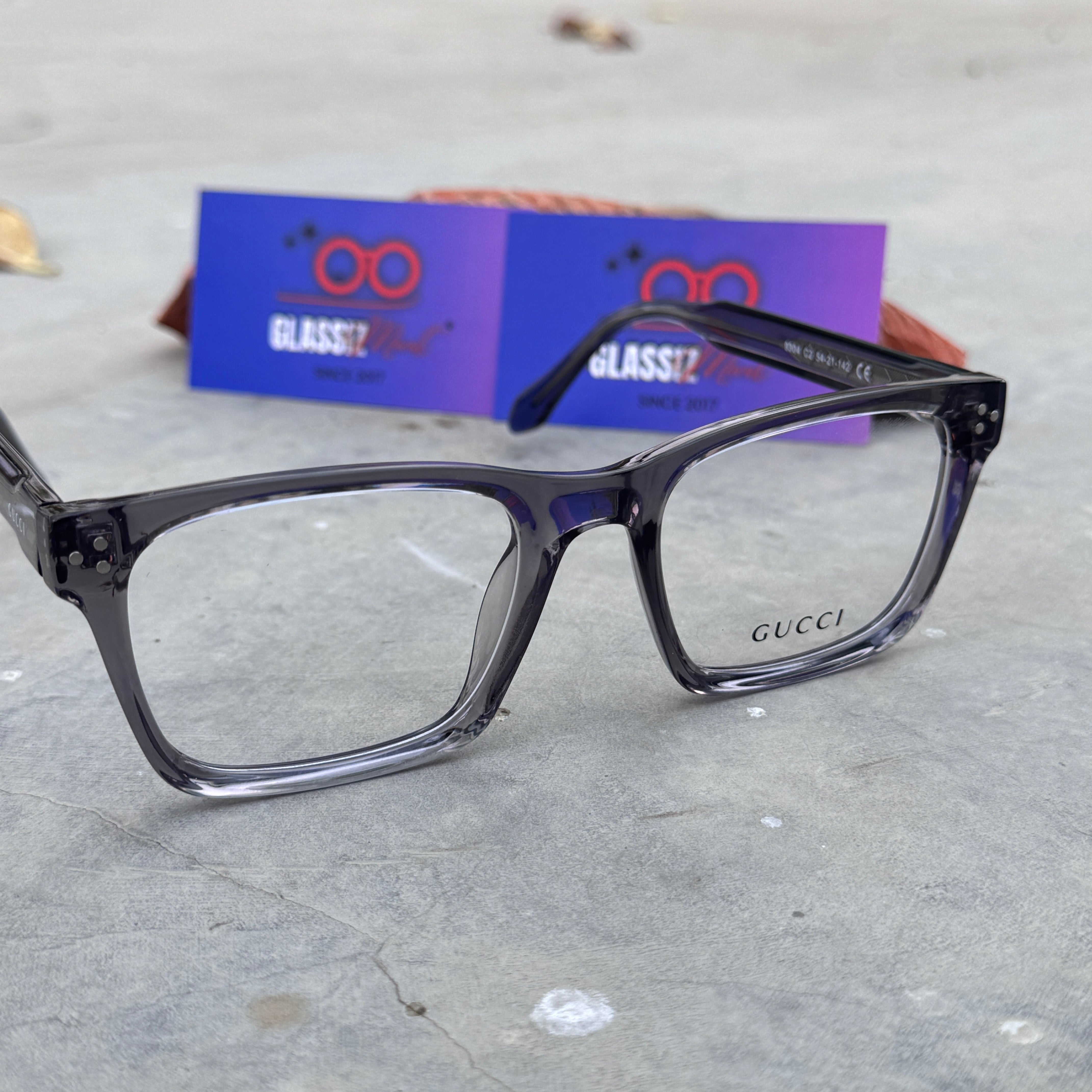 Gucci – 9304 – 54 – Grey –  Acetate - Optics – Unisex - Premium