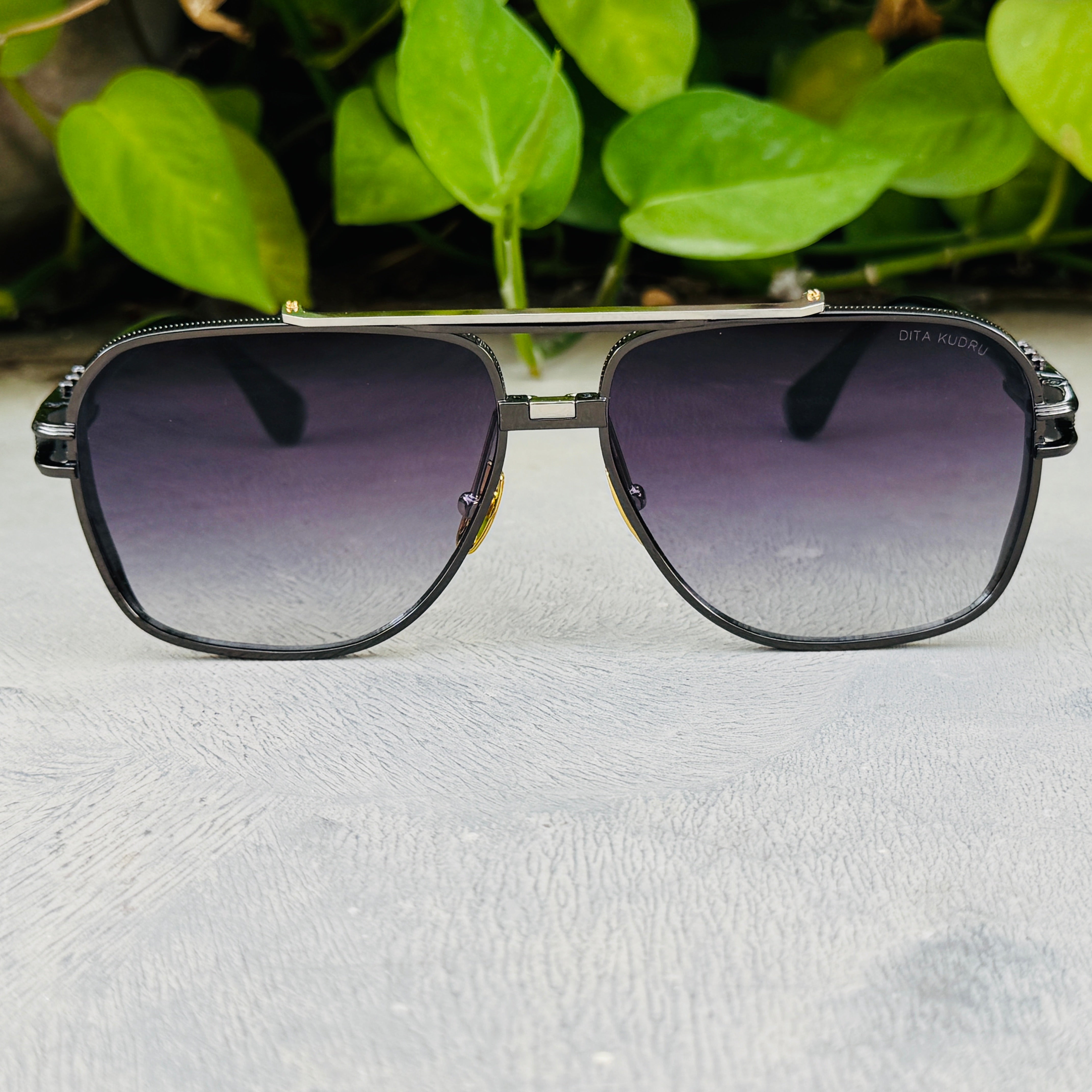 Dita – 436 - 61 – Grey Black – Metal - Sunglasses – Unisex - Premium