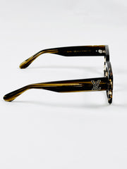 Louis Vuitton - 2171 – 49 – Yellow Textured –  Acetate - Optics – Unisex - Premium