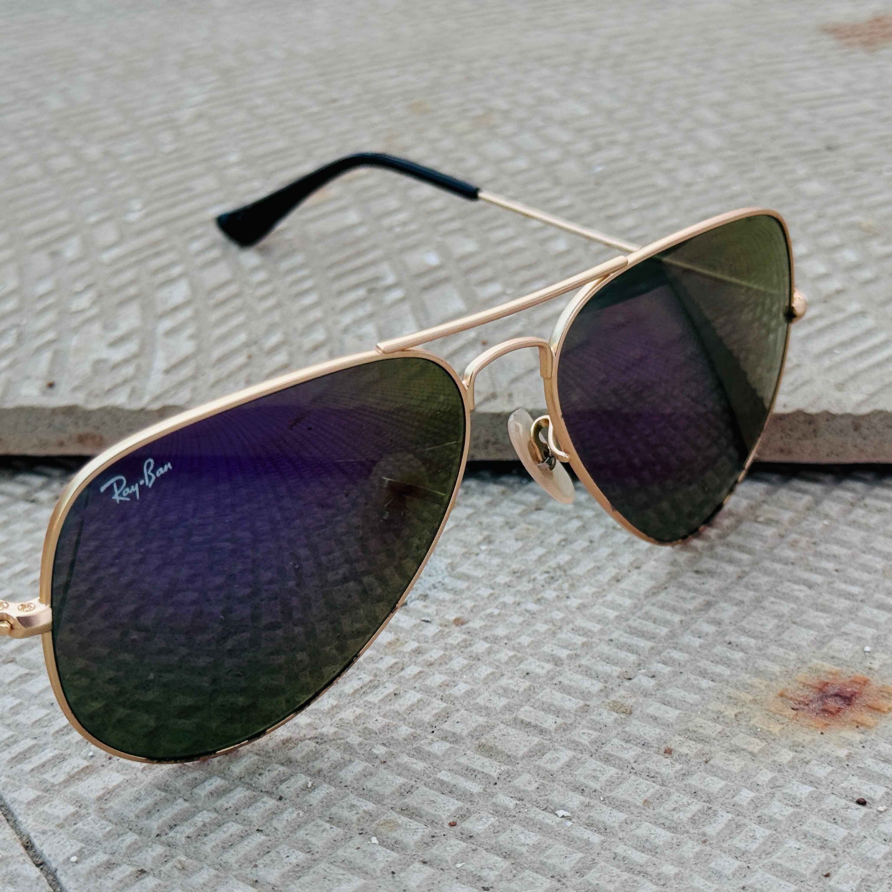 Rayban – 3035 – 62 – Golden Mercury – Metal – Sunglasses – Unisex - Premium