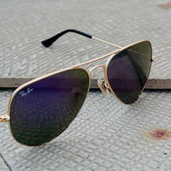 Rayban – 3035 – 62 – Golden Mercury – Metal – Sunglasses – Unisex - Premium