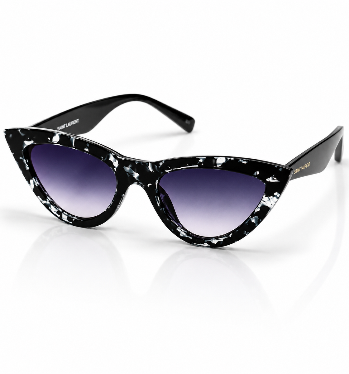 Saint Laurent – 22902 - 55 – Purple – Acetate - Sunglasses – Ladies
