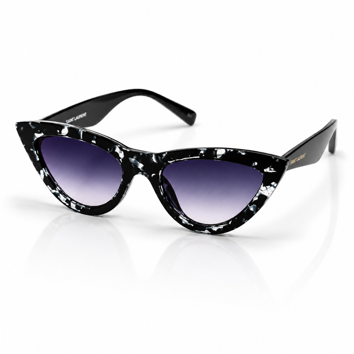 Saint Laurent – 22902 - 55 – Purple – Acetate - Sunglasses – Ladies