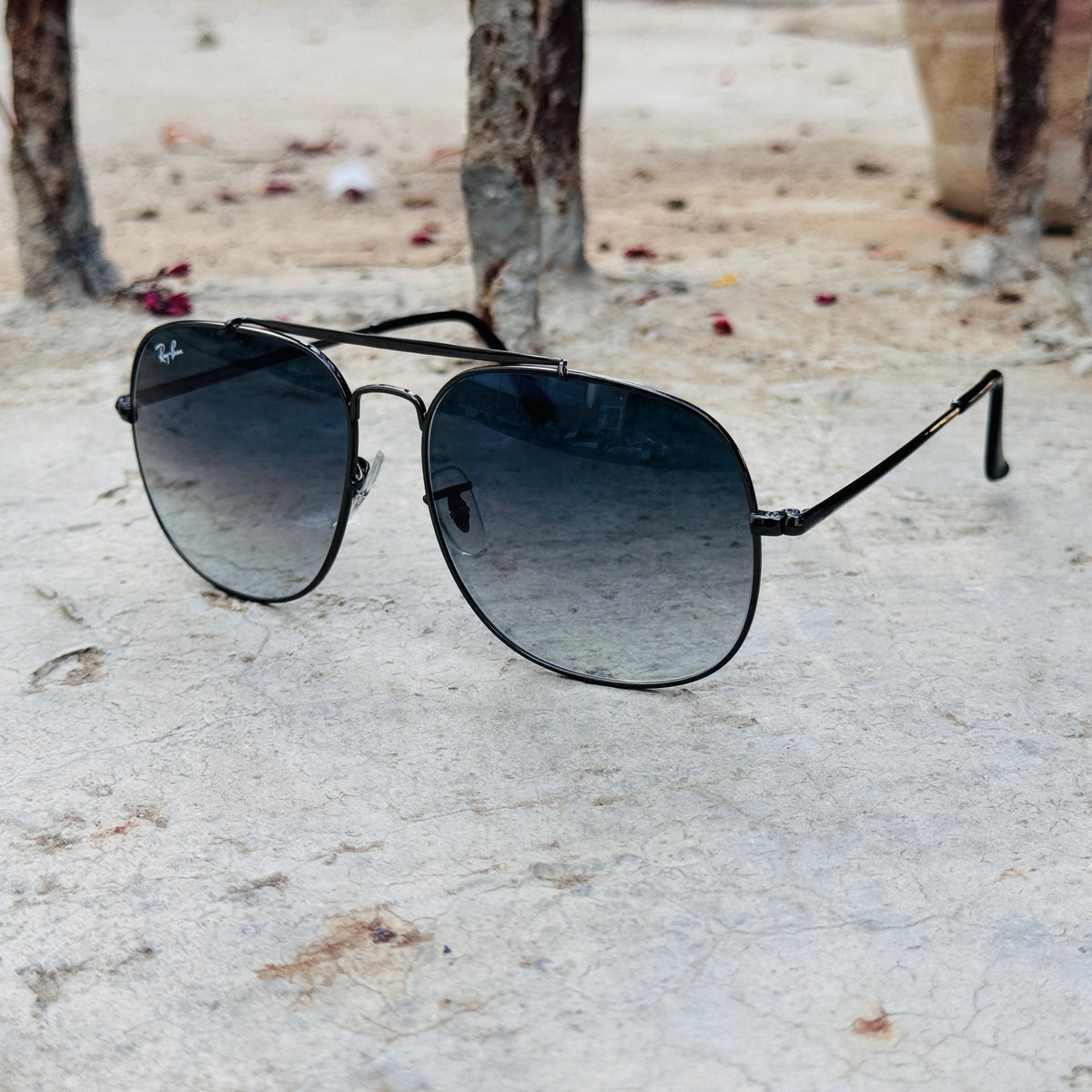 RayBan – 3561 – 57 – Black Gradient –  Metal - Sunglasses – Unisex - Premium