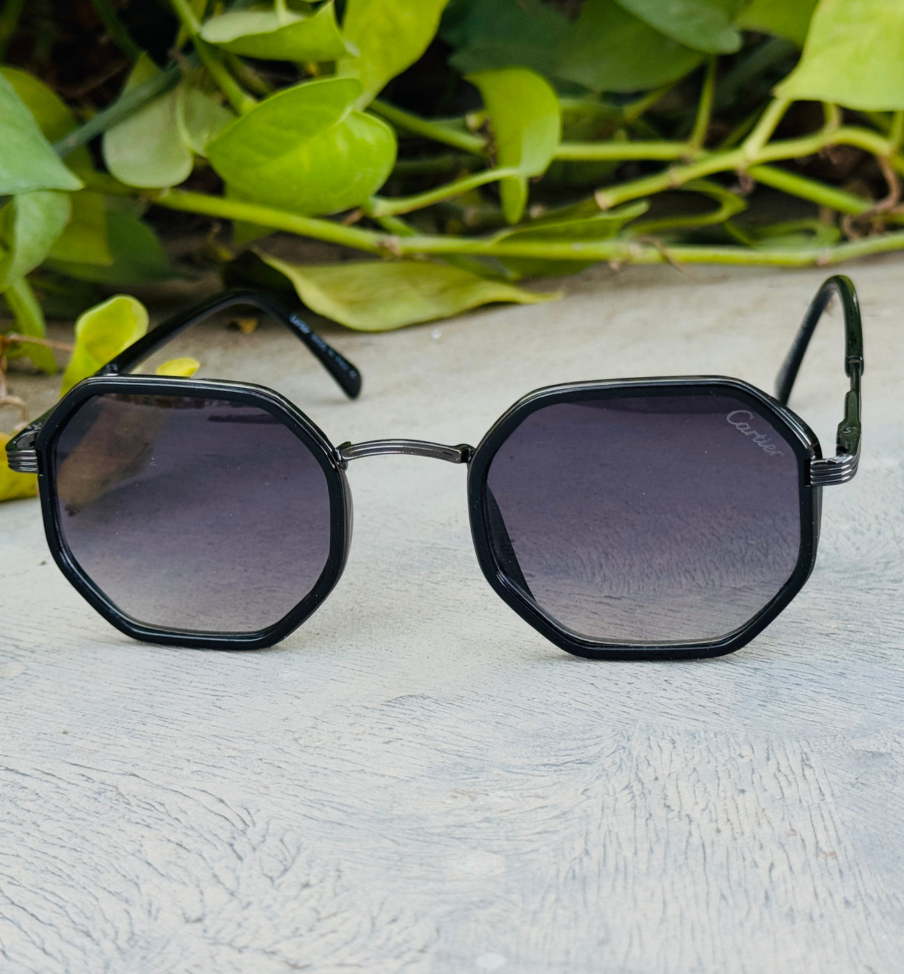 Cartier – 350 – 54 – Black Gradient – Metal – Sunglasses – Unisex