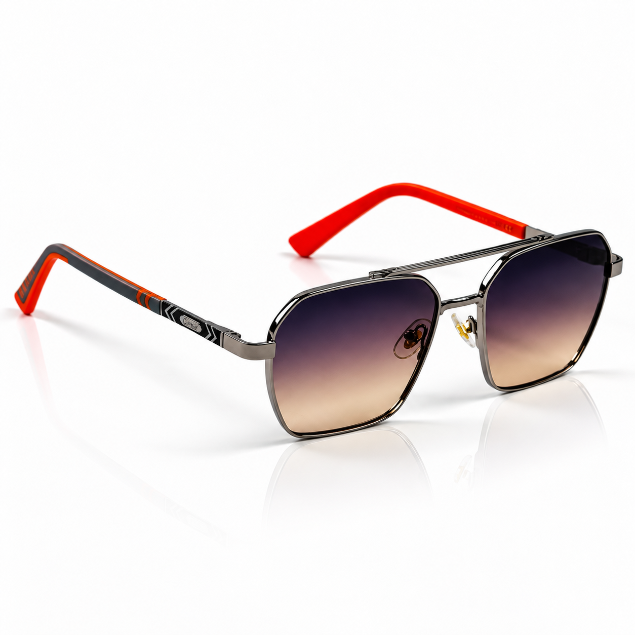 Cartier – 58443 – 54 – Grey Purple – Metal – Sunglasses – Unisex