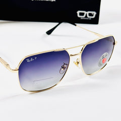 Rayban – 8230 – 57 – Golden Black Gradient – Metal – Sunglasses – Unisex