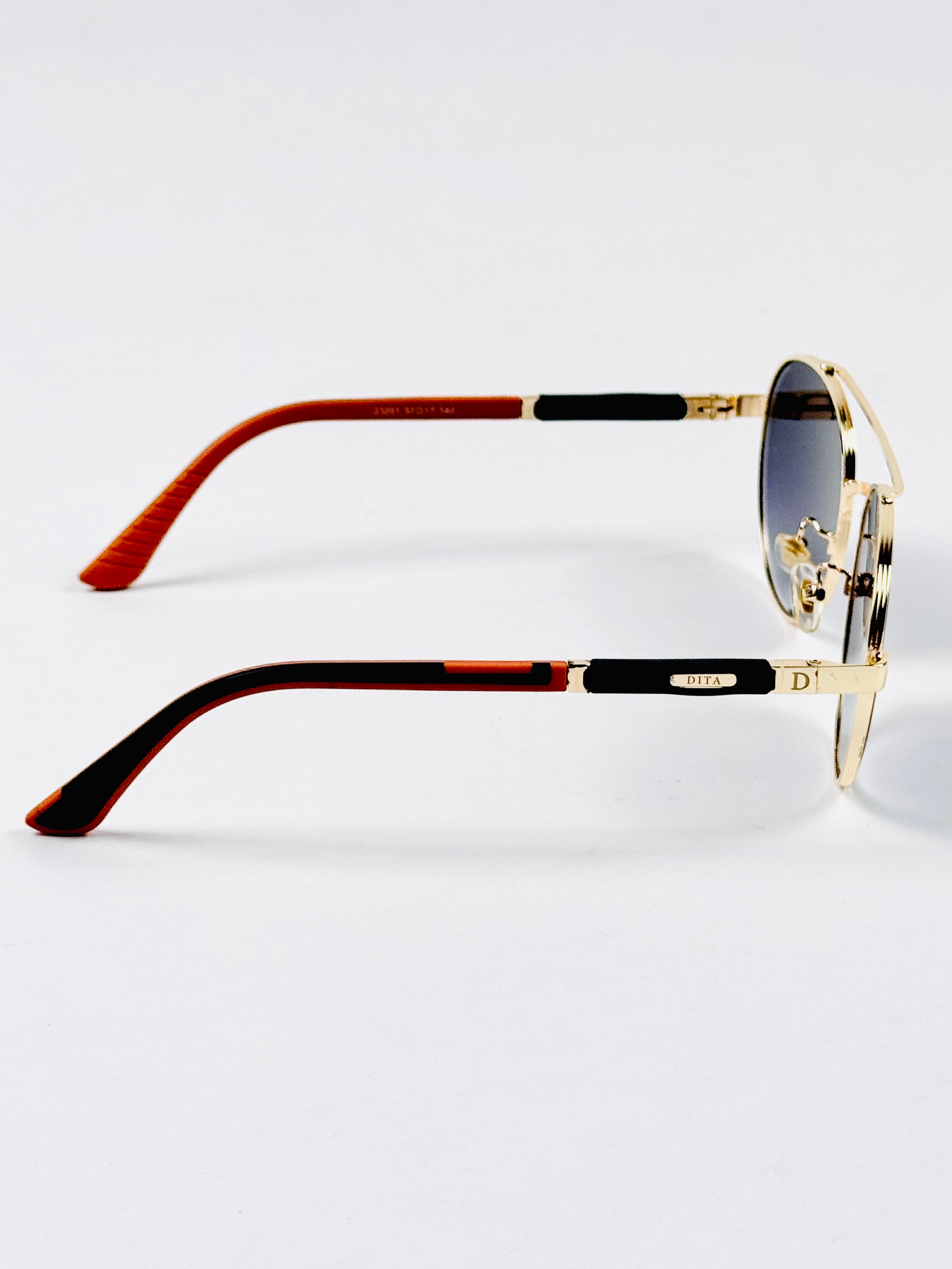 Dita – 23201 – 57 – Golden Black Gradient – Metal – Sunglasses – Unisex