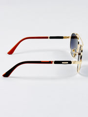 Dita – 23201 – 57 – Golden Black Gradient – Metal – Sunglasses – Unisex