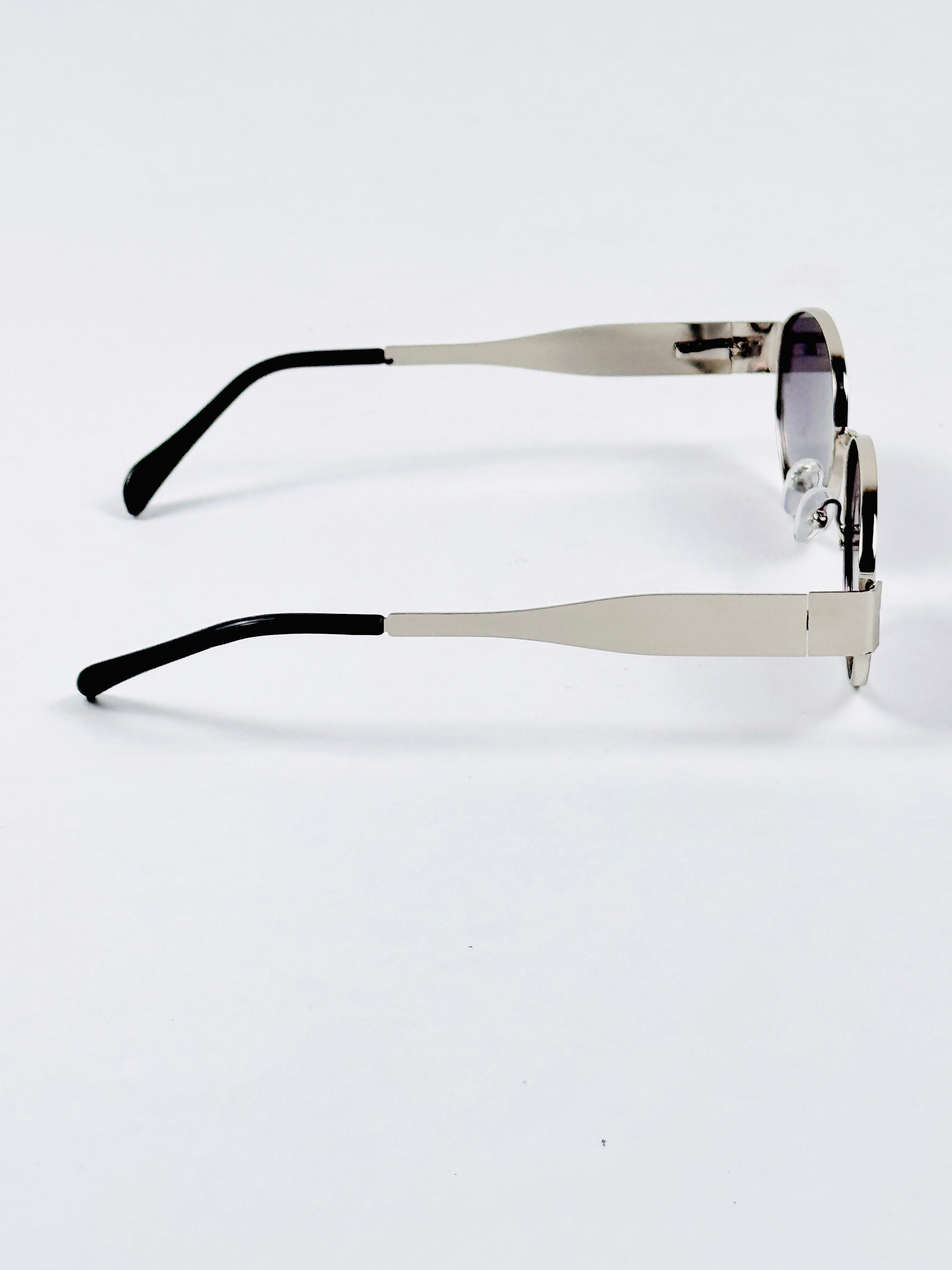 Celine – Triomphe - 55 – Silver Black Gradient – Metal – Sunglasses - Unisex