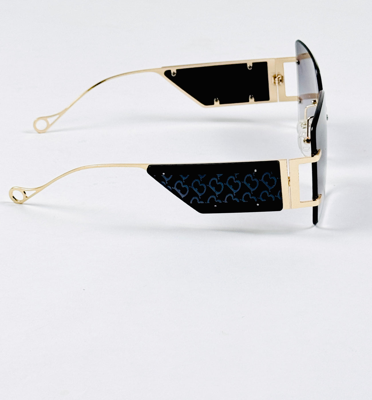 Fendi – 2266 – 60 – Black Gradient – Metal – Sunglasses – Ladies