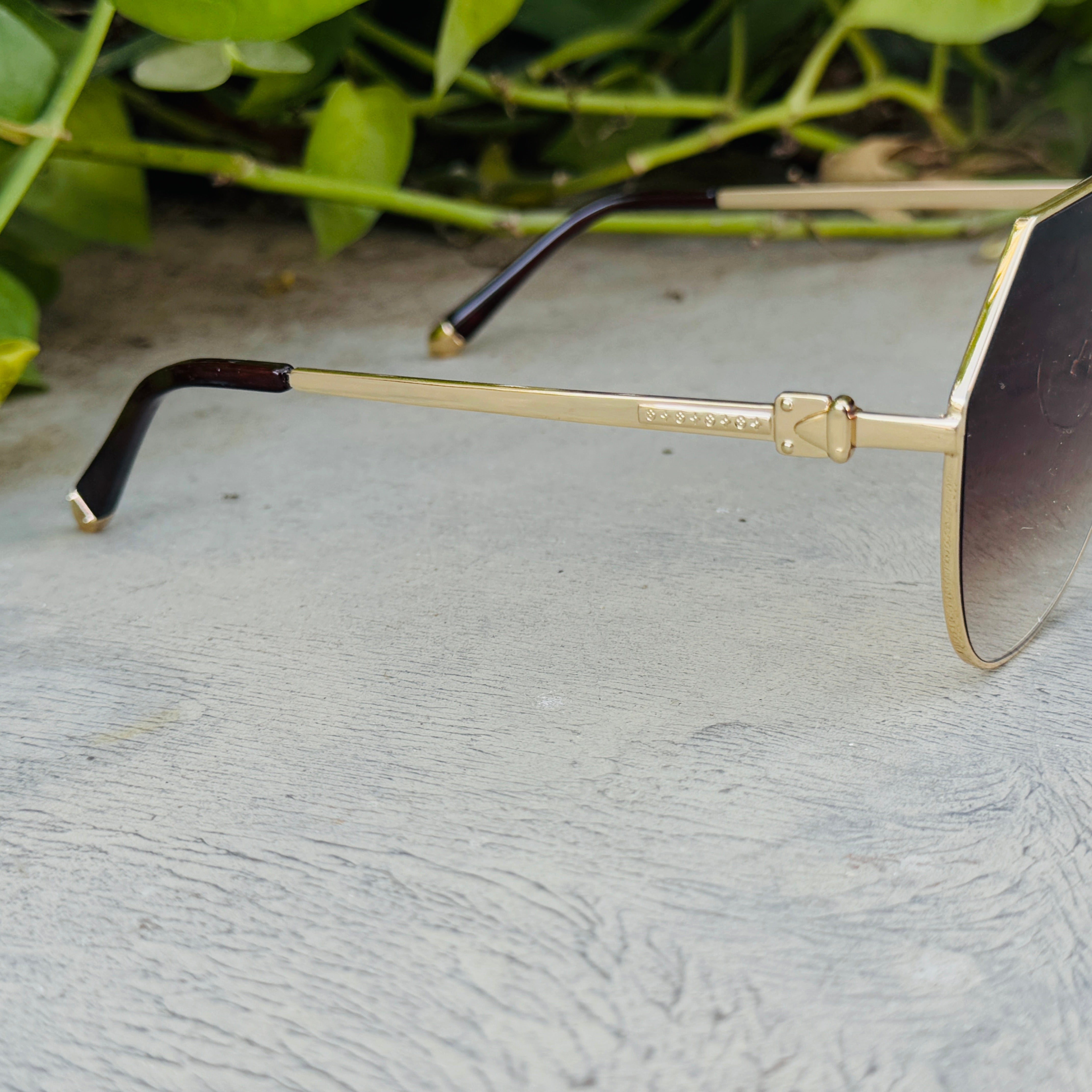 Louis Vuitton – 2A371 – 56 – Brown – Metal - Sunglasses – Unisex