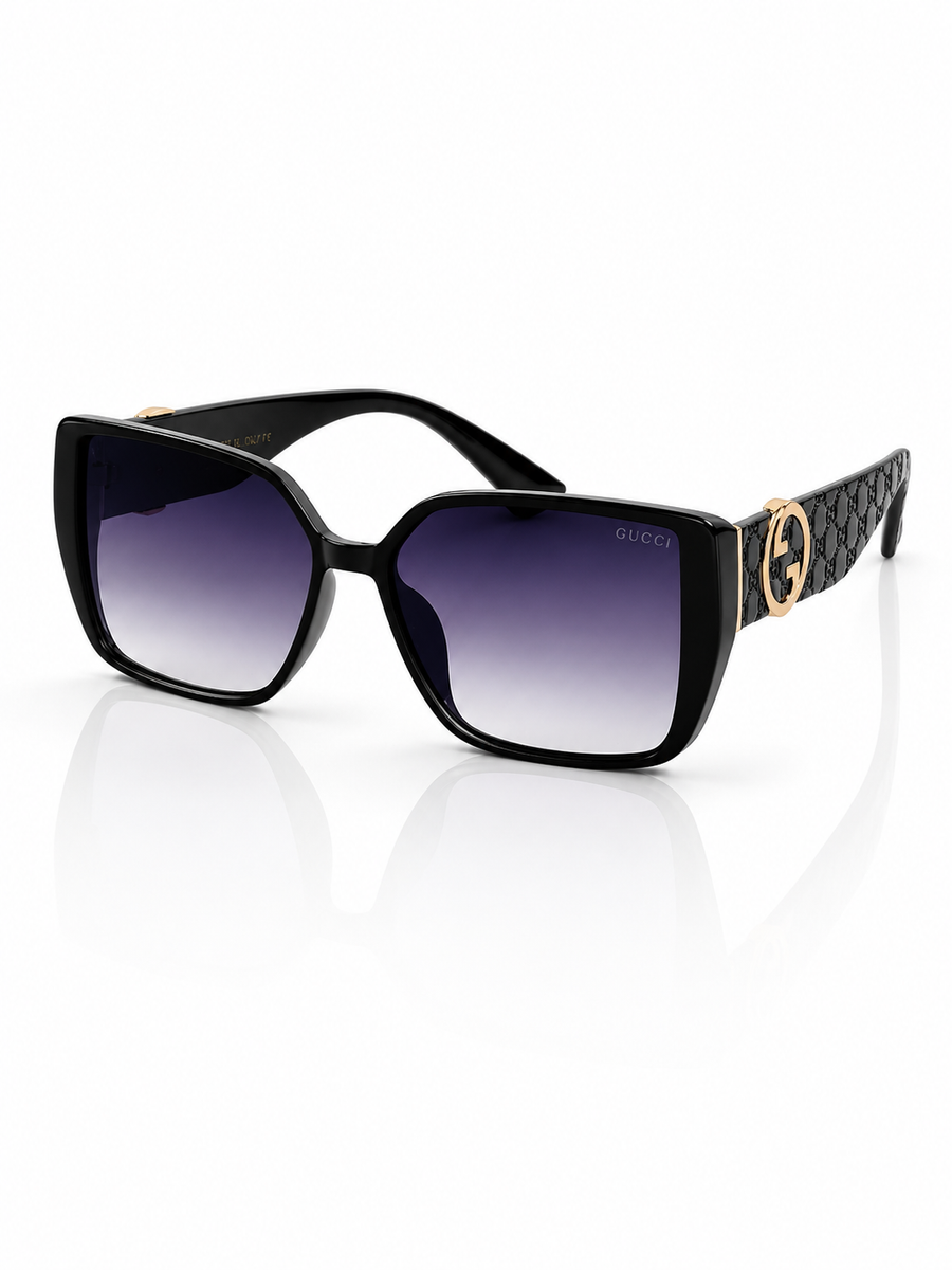 Gucci - 9082 – 63 – Black Gradient – Acetate – Sunglasses – Ladies