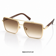 Louis Vuitton – 23387 - 59 – Golden Brown - Metal - Sunglasses – Unisex
