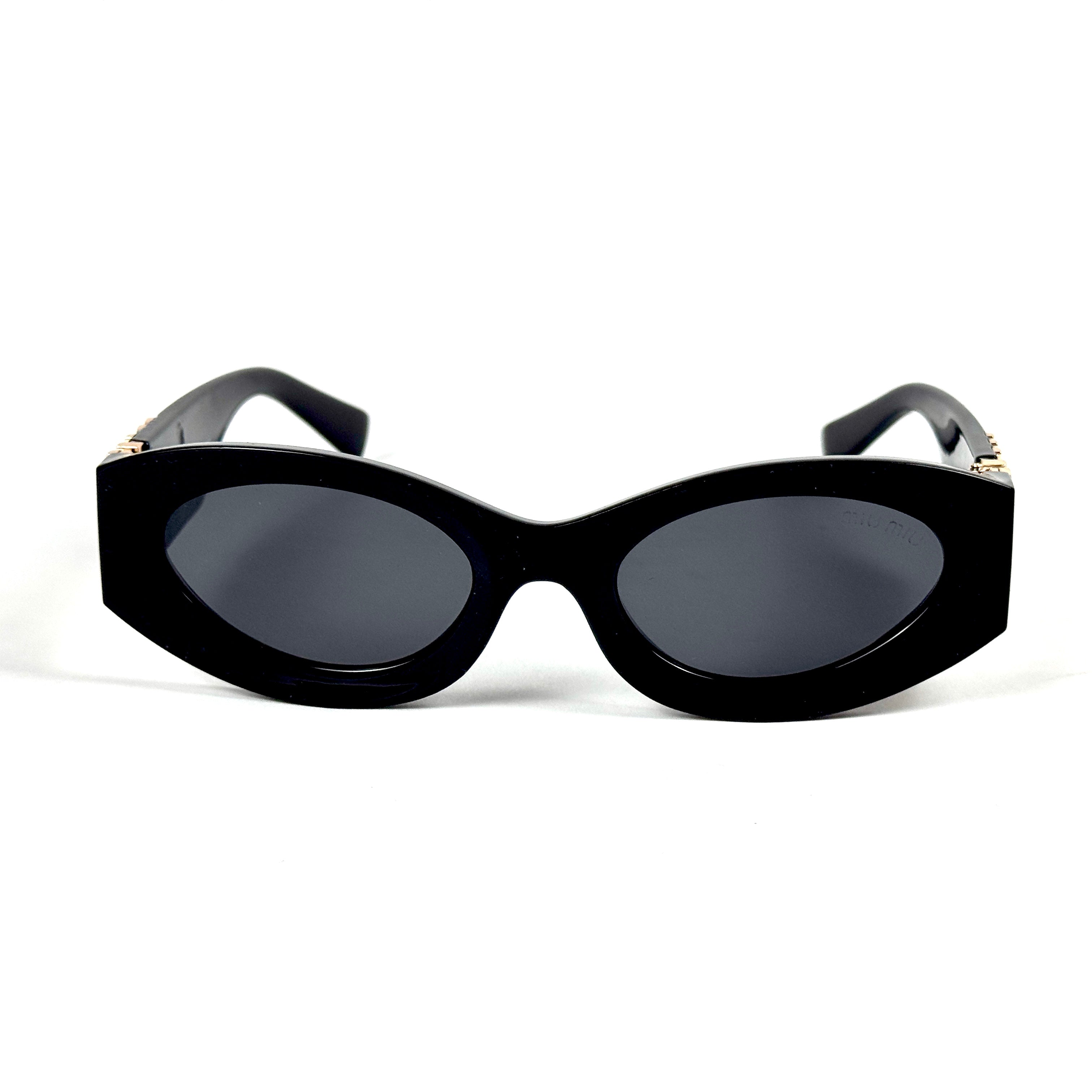Miu Miu – 11ws - 49 – Black – Acetate - Sunglasses – Ladies
