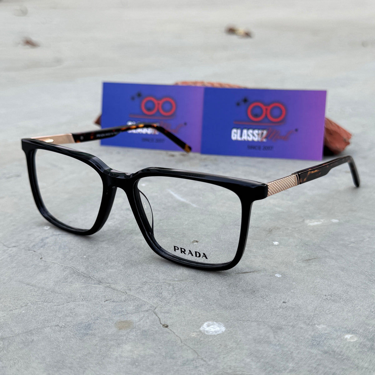 Prada – 1334 – 54 – Black Tortoise –  Acetate - Optics – Unisex - Premium