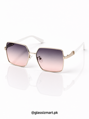 Ferragamo – 2061 – 56 – Silver Pink – Metal – Sunglasses – Ladies