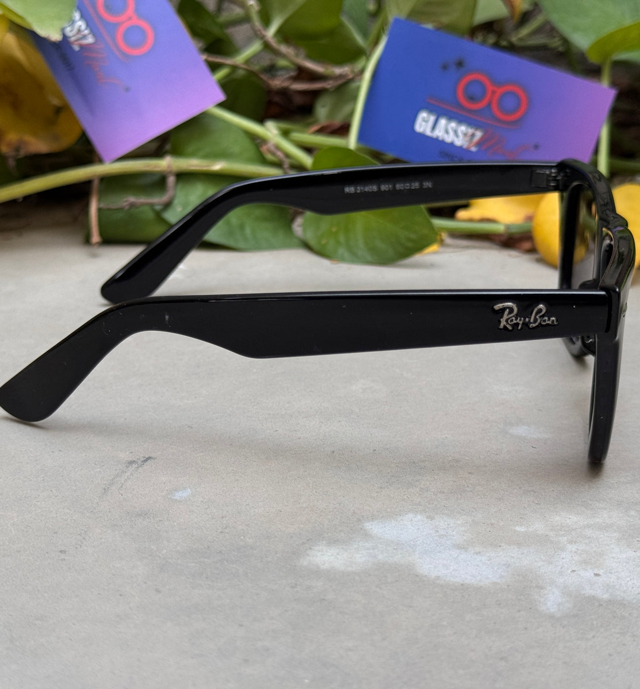 RayBan – 2140 – 60 – Black –  Acetate- Sunglasses – Unisex