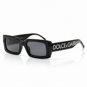 Dolce & Gabbana – 6187 - 55 – Black – Acetate - Sunglasses – Unisex