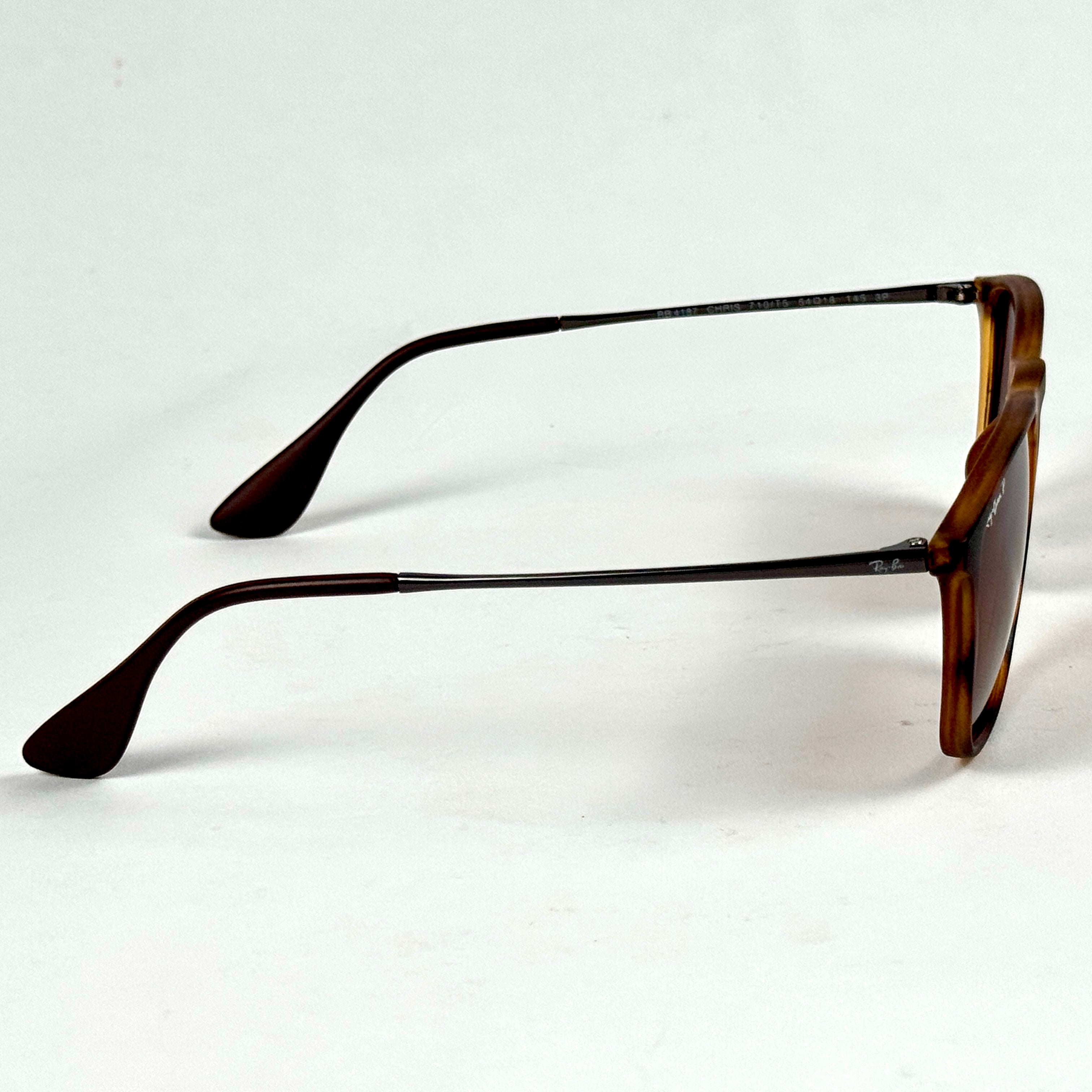 RayBan – 4187 – 54 – Tortoise Brown –  Acetate- Sunglasses – Unisex - Premium