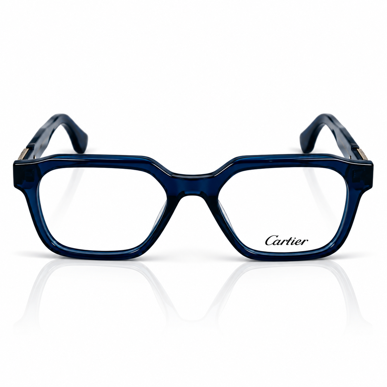 Cartier – 25266 – 52 – Blue –  Acetate- Optics – Unisex - Premium