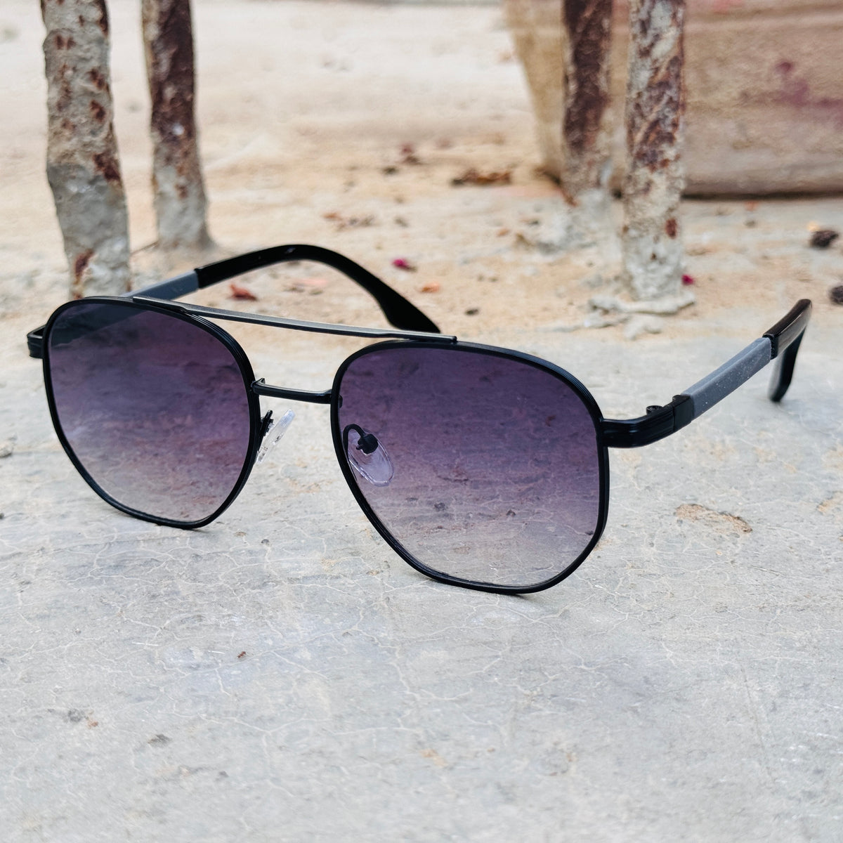Louis Vuitton – 2A371 – 56 – Grey Gradient – Metal - Sunglasses – Unisex