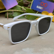 Moscot – 86339 – 49 - White Black – Acetate  – Sunglasses - Unisex