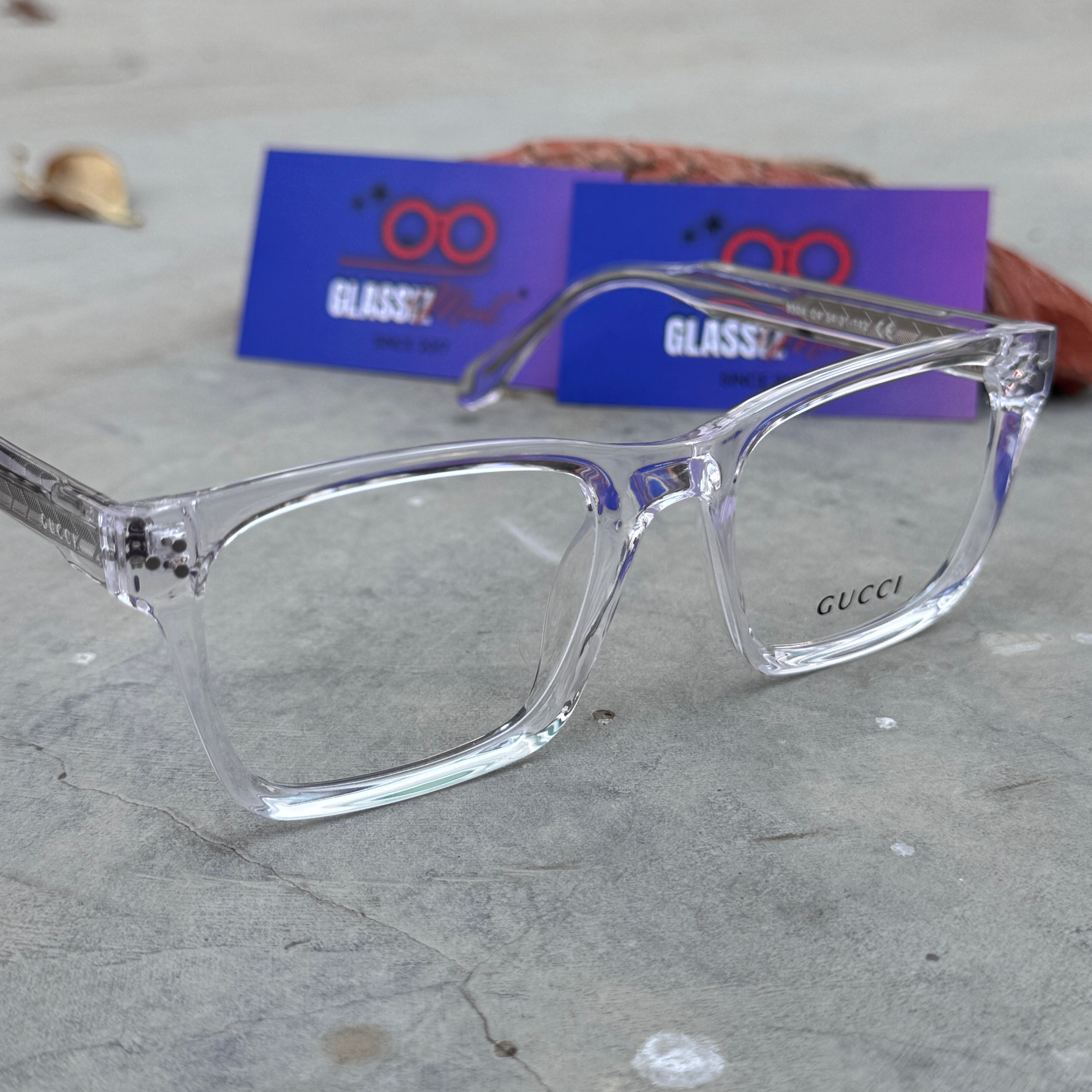 Gucci – 9304 – 54 – Transparent –  Acetate - Optics – Unisex - Premium