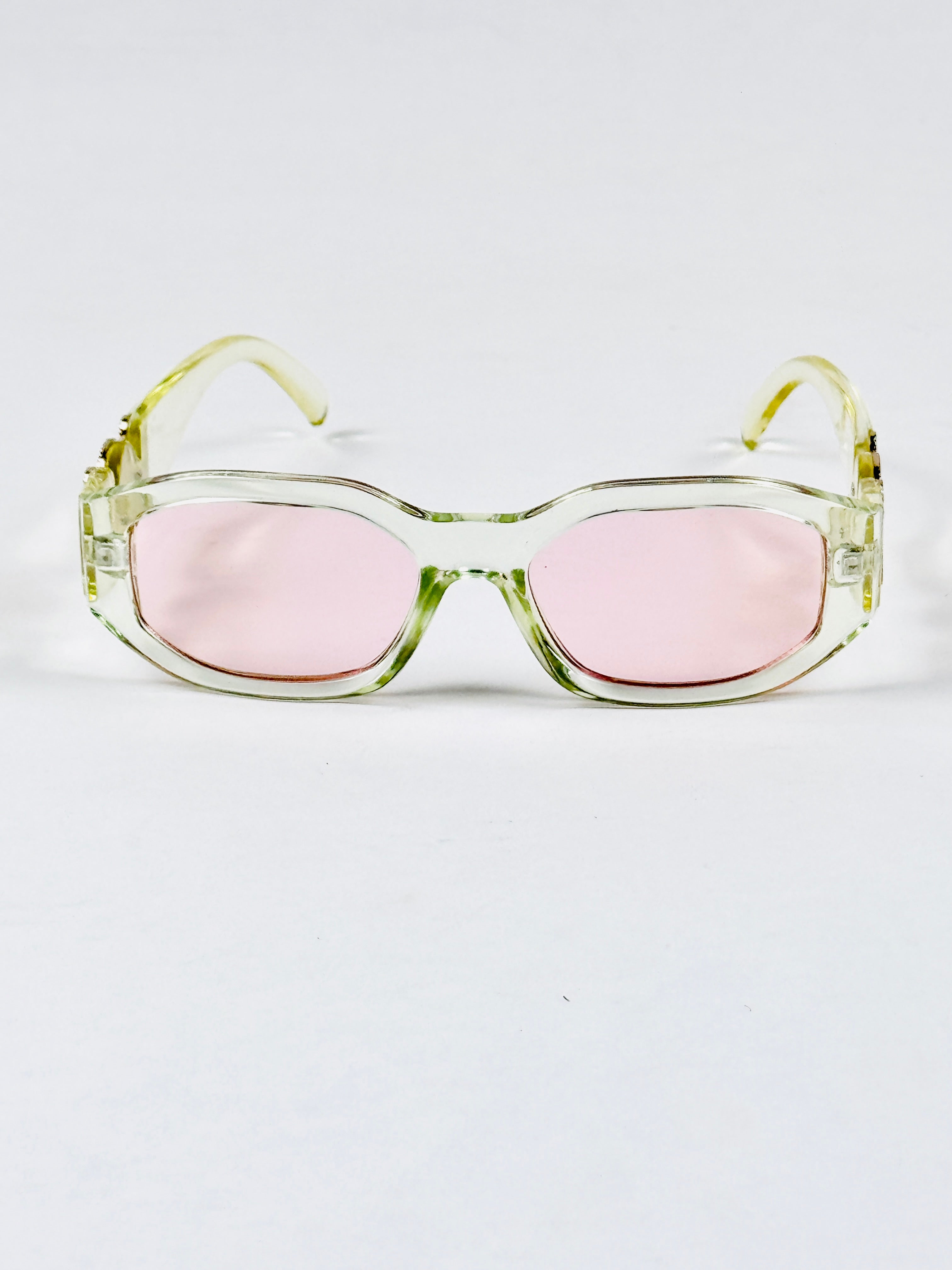 Versace – 52024 - 53 – Green Pink – Acetate - Sunglasses – Unisex