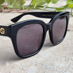Gucci – 1338 - 50 – Black  - Acetate - Sunglasses – Ladies - Premium