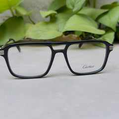 Cartier - 0370 – 54 – Black –  Acetate - Metal - Optics – Unisex - Premium