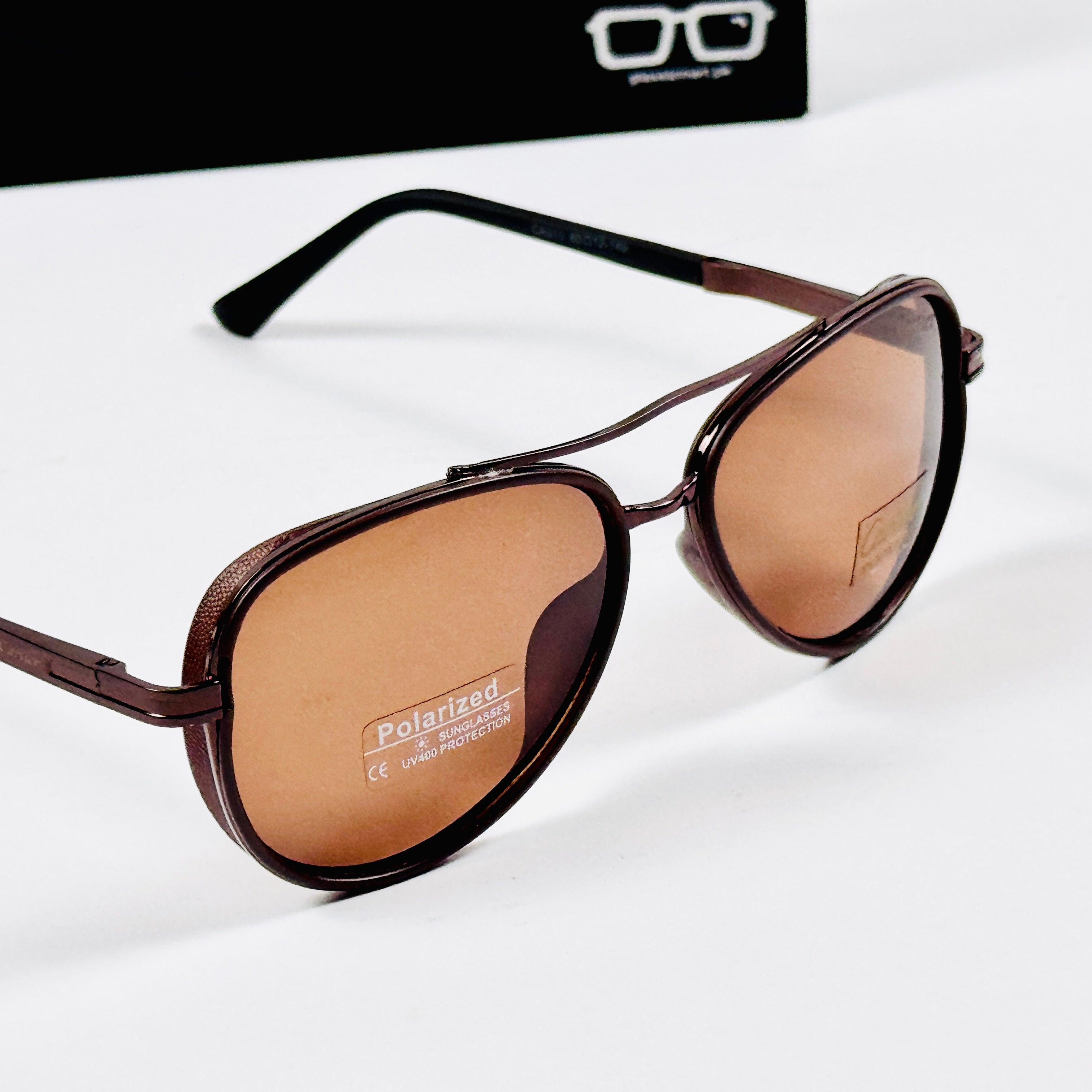 Cartier – A910 – 60 – Brown – Metal – Sunglasses – Unisex