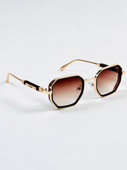 Cartier – 23584 – 56 – Golden Brown – Metal – Sunglasses – Unisex