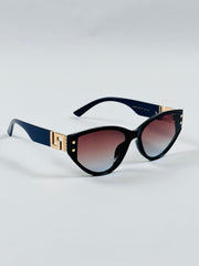 Fendi - 9001 – 64 – Black Brown – Acetate – Sunglasses – Ladies