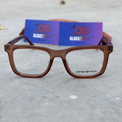 Emporio Armani – 1579 – 51 – Brown –  Acetate - Optics – Unisex - Premium