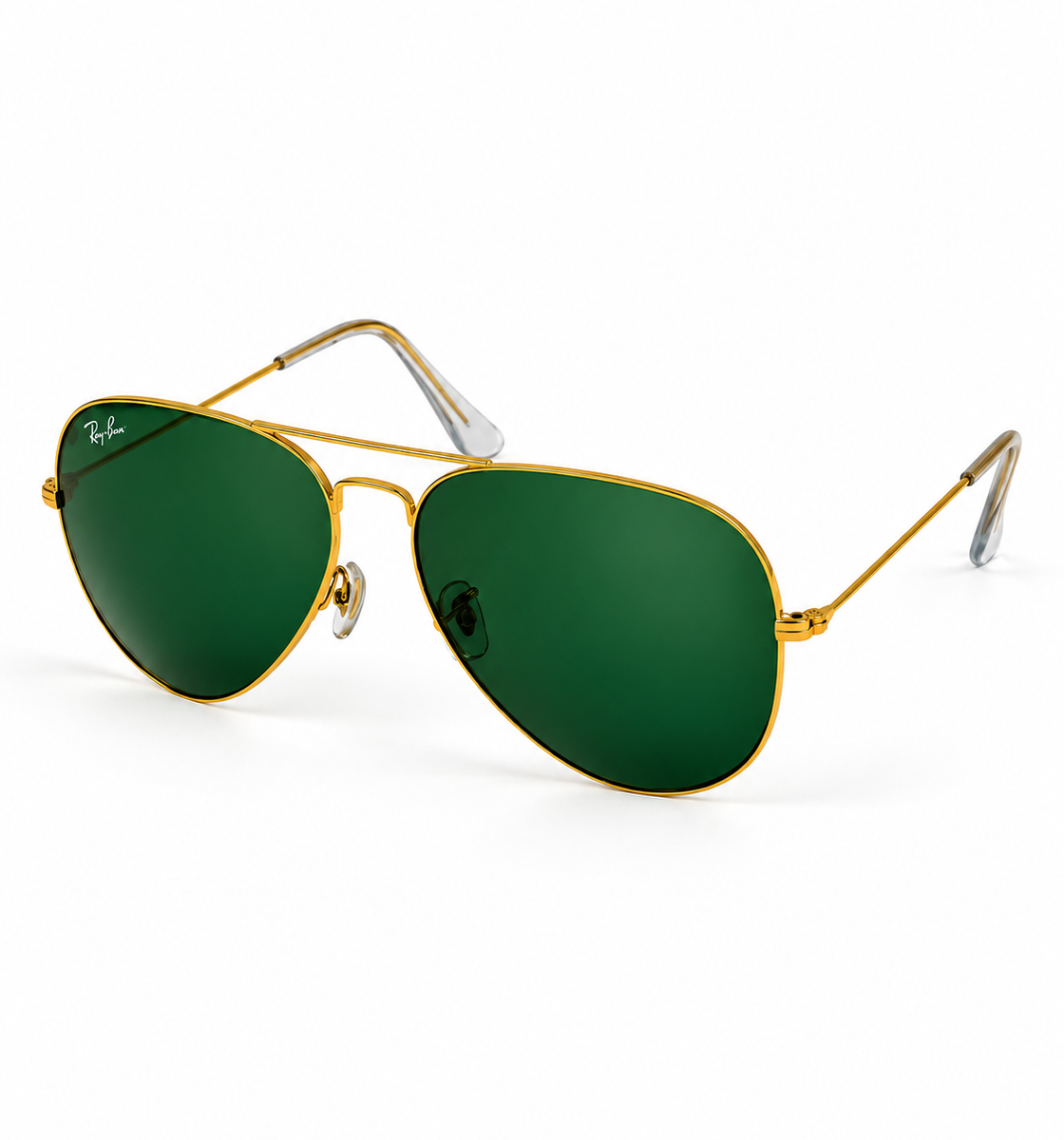 Rayban – 3026 – 62 – Golden Green – Metal – Sunglasses – Unisex - Premium